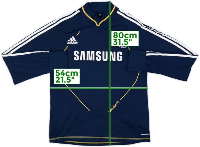 2010-11 Chelsea adidas Formotion Sweat Top - 8/10 - (XL)