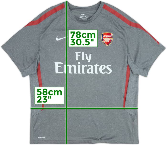 2011-12 Arsenal Nike Training Shirt - 9/10 - (XL)