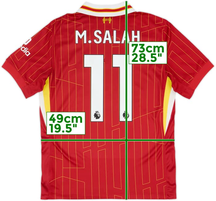 2023-24 Liverpool Home Shirt M.Salah #11 - 9/10 - (M)