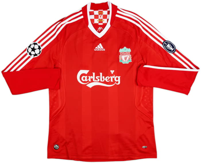 2008-10 Liverpool Home L/S Shirt Torres #9 - 9/10 - (M)