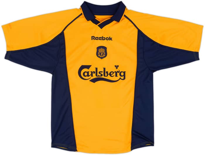 2000-02 Liverpool Camiseta Visitante Gerrard #17 - 8/10 - (XL.Boys)