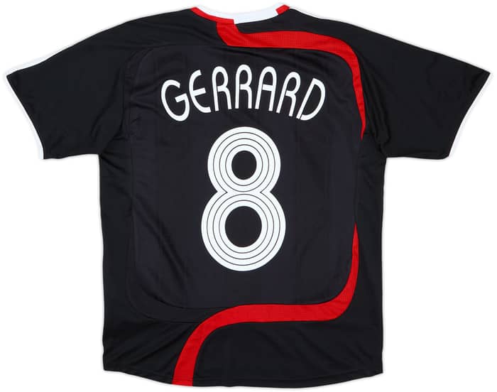 2007-08 Liverpool Tercera Camiseta Gerrard #8 - 8/10 - (XL.Boys)