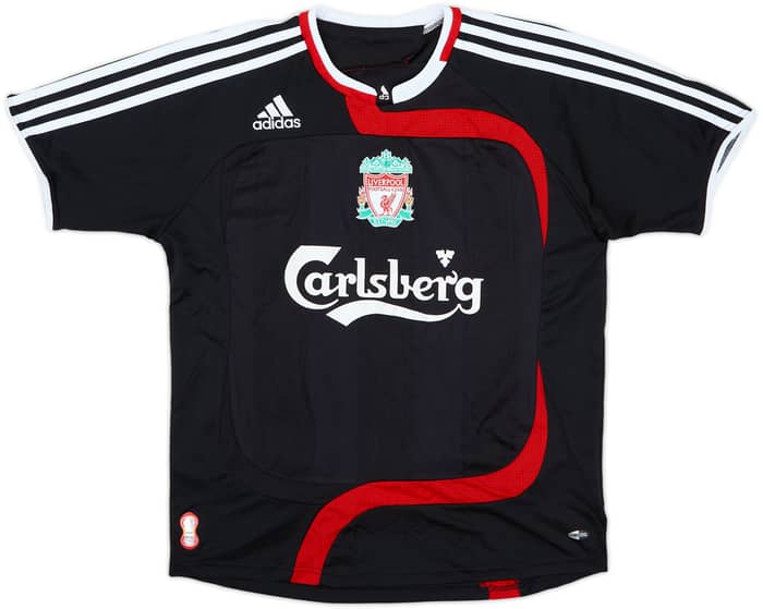 2007-08 Liverpool Tercera Camiseta Gerrard #8 - 8/10 - (XL.Boys)