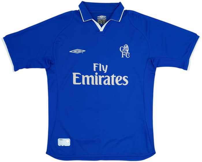 2001-03 Chelsea Home Shirt Zola #25 - 5/10 - (M)