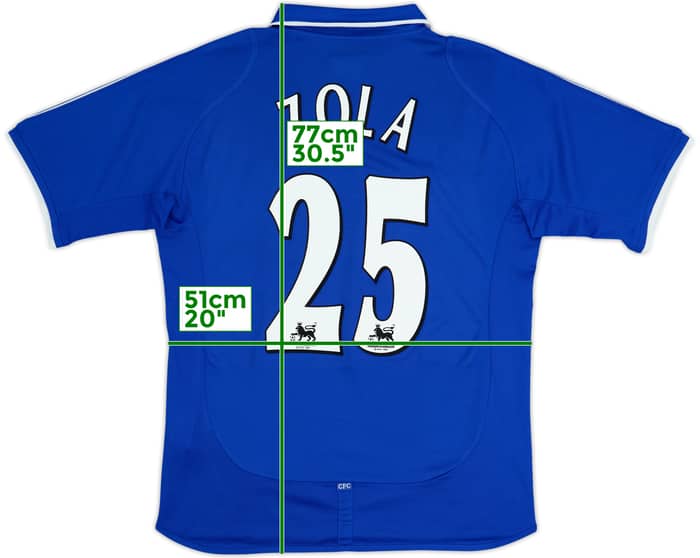 2001-03 Chelsea Home Shirt Zola #25 - 5/10 - (M)