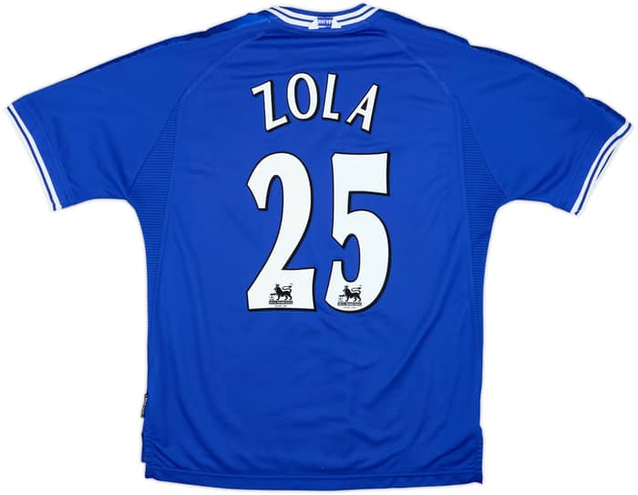 1999-01 Chelsea Camiseta Local Zola #25 - 8/10 - (L)