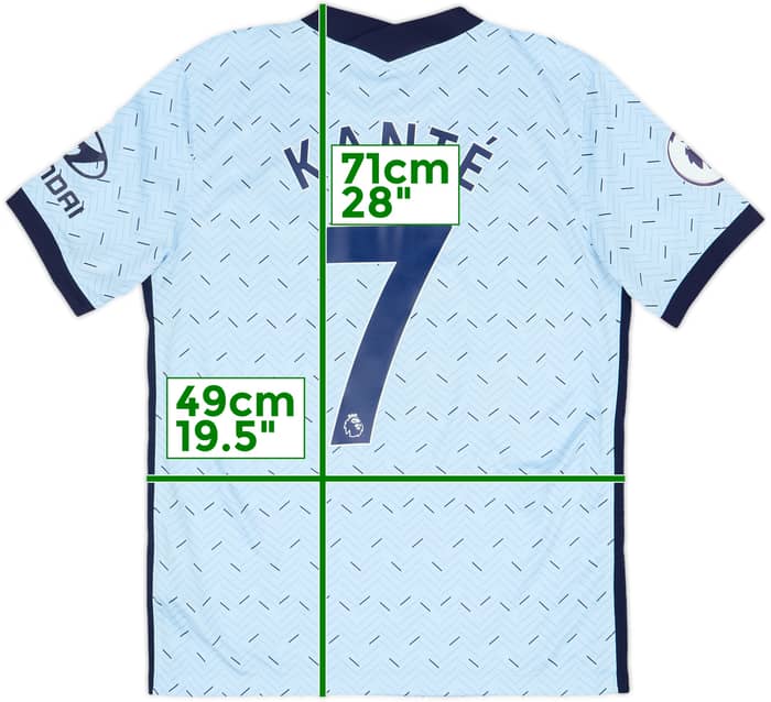 2020-21 Chelsea Away Shirt Kante #7 - 10/10 - (M)
