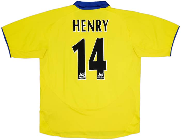 2003-05 Arsenal Away Shirt Henry #14 - 7/10 - (XL)