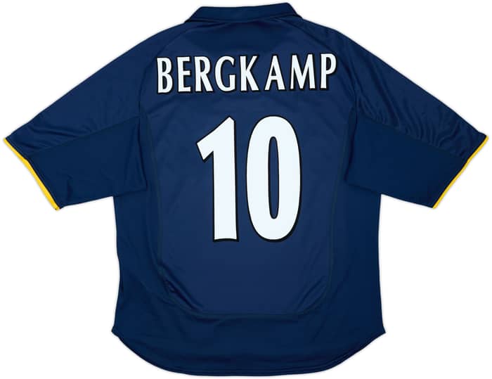 2000-02 Arsenal Camiseta europea Bergkamp #10 - 9/10 - (L)