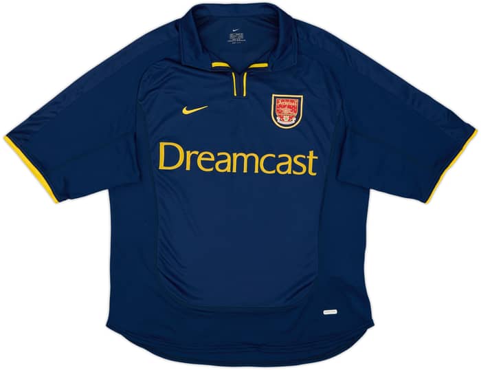2000-02 Arsenal Camiseta europea Bergkamp #10 - 9/10 - (L)