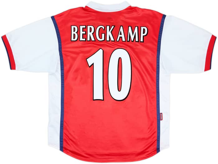 1998-99 Arsenal Home Shirt Bergkamp #10 - 8/10 - (L)