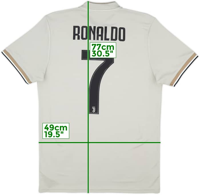 2018-19 Juventus Away Shirt Ronaldo #7 - 8/10 - (M)