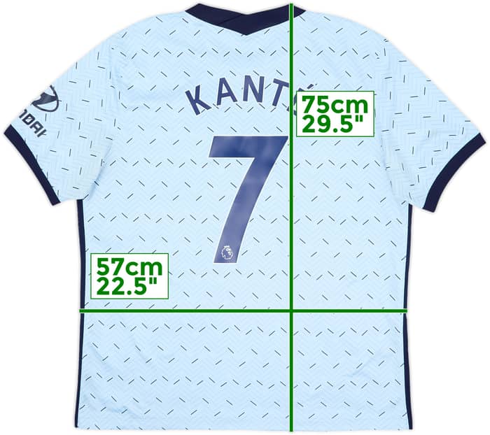 2020-21 Chelsea Away Shirt Kante #7 - 8/10 - (XL)