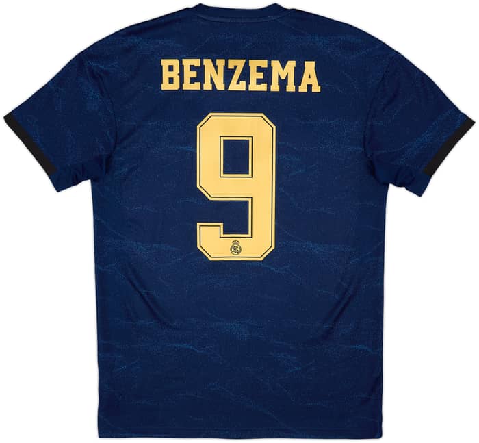 2019-20 Real Madrid Away Shirt Benzema #9 - 5/10 - (M)