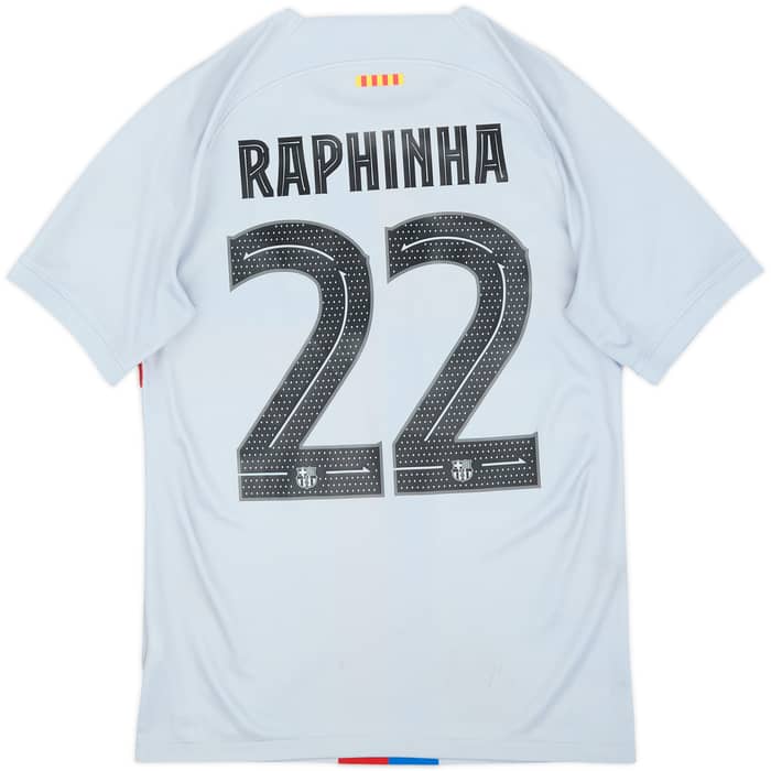 2022-23 Barcelona Third Shirt Raphinha #22 - 7/10 - (S)