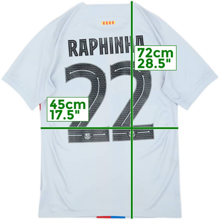 2022-23 Barcelona Third Shirt Raphinha #22 - 7/10 - (S)