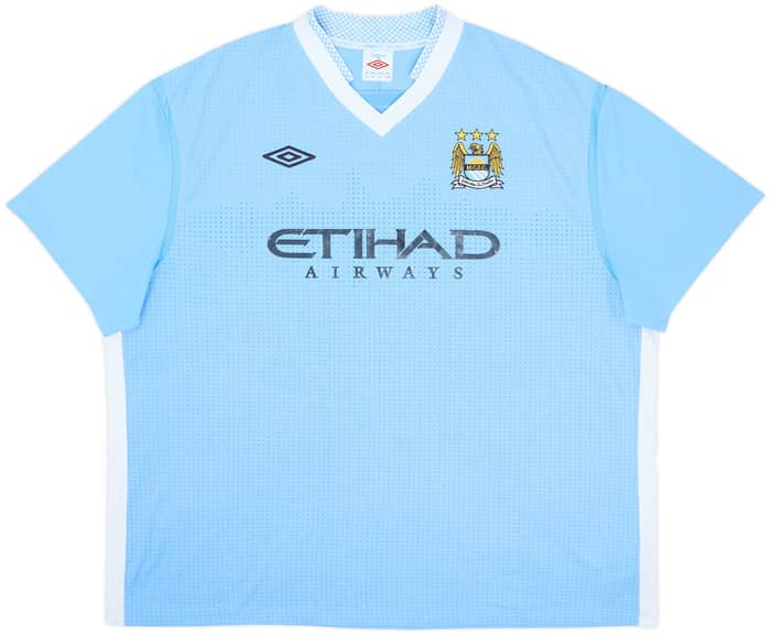 2011-12 Manchester City Home Shirt Kun Aguero #16 - 6/10 - (3XL)