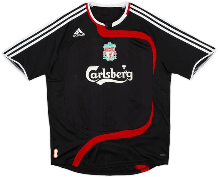 Camiseta de la tercera equipación del Liverpool 2007-08 Lucas #21 - 5/10 - (L)