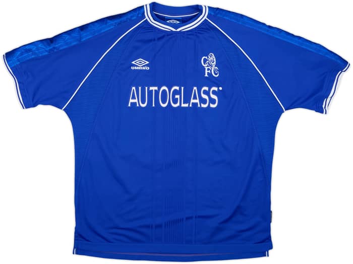 1999-01 Chelsea Camiseta de local Zola #25 - 9/10 - (XXL)