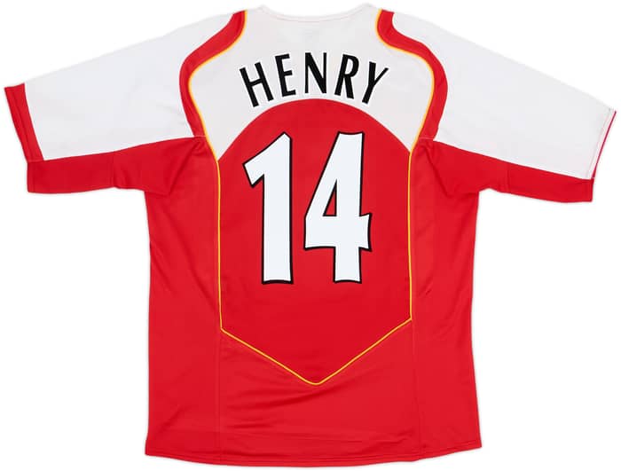 2004-05 Arsenal Home Shirt Henry #14 - 8/10 - (L)