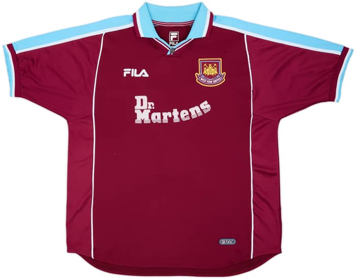 1999-01 West Ham Home Shirt Di Canio #10 - 9/10 - (XL)