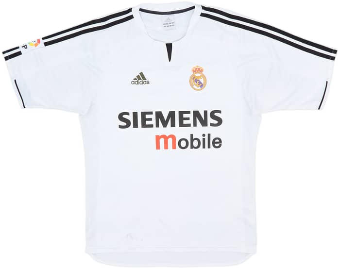 2003-04 Real Madrid Home Shirt Zidane #5 - 5/10 - (S)