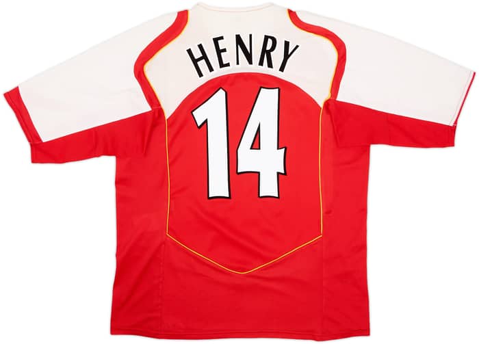 2004-05 Arsenal Home Shirt Henry #14 - 7/10 - (XL)