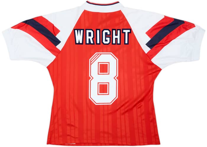 1992-94 Arsenal Home Shirt Wright #8 - 8/10 - (L)
