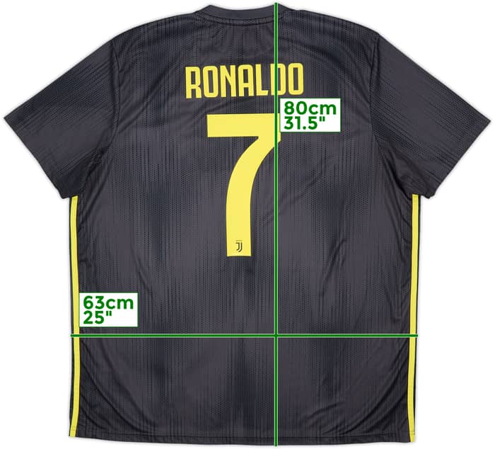 2018-19 Juventus Third Shirt Ronaldo #7 - 8/10 - (XXL)