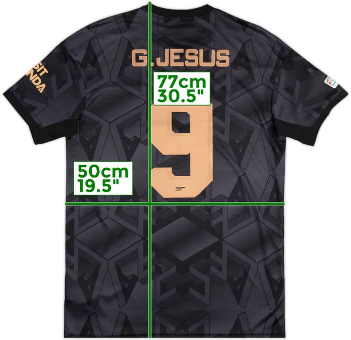 2022-23 Arsenal Away Shirt G. Jesus #9 - 9/10 - (M)