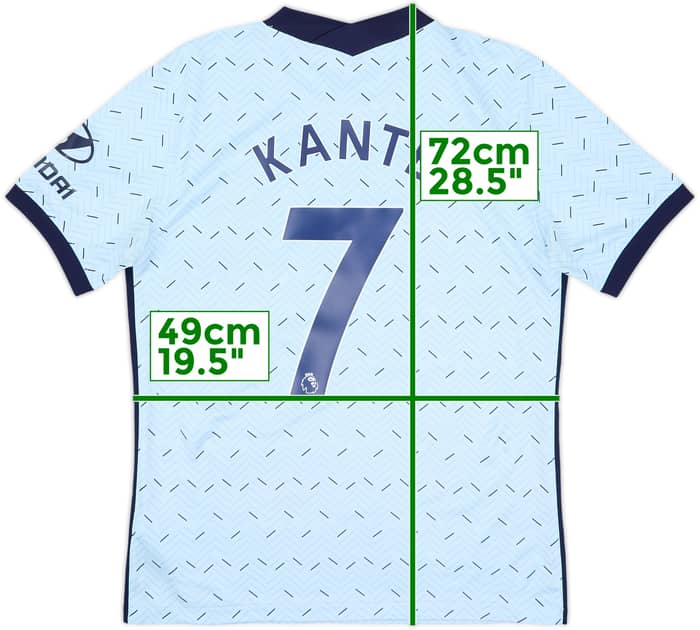 2020-21 Chelsea Away Shirt Kante #7 - 8/10 - (M)