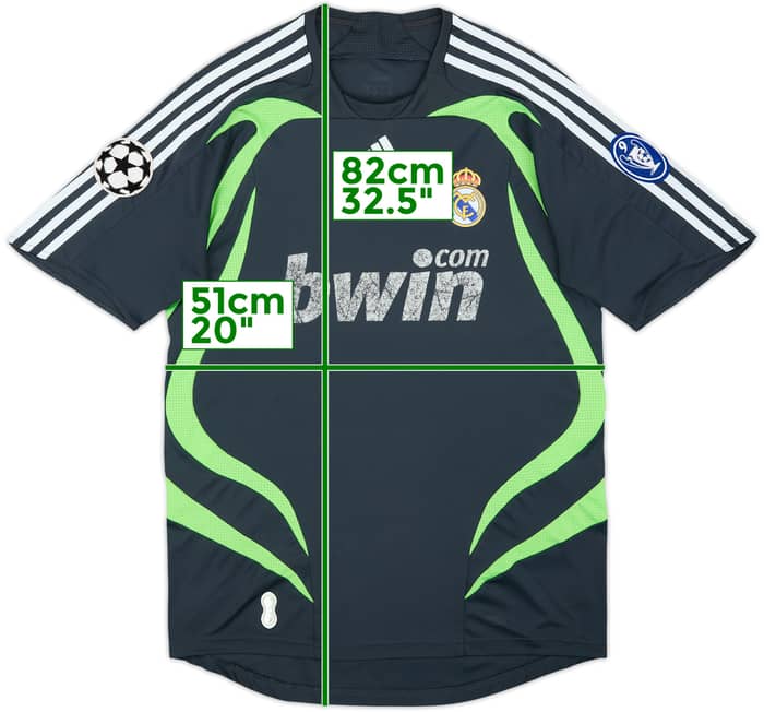 2007-08 Real Madrid CL Third Shirt - 5/10 - (M)