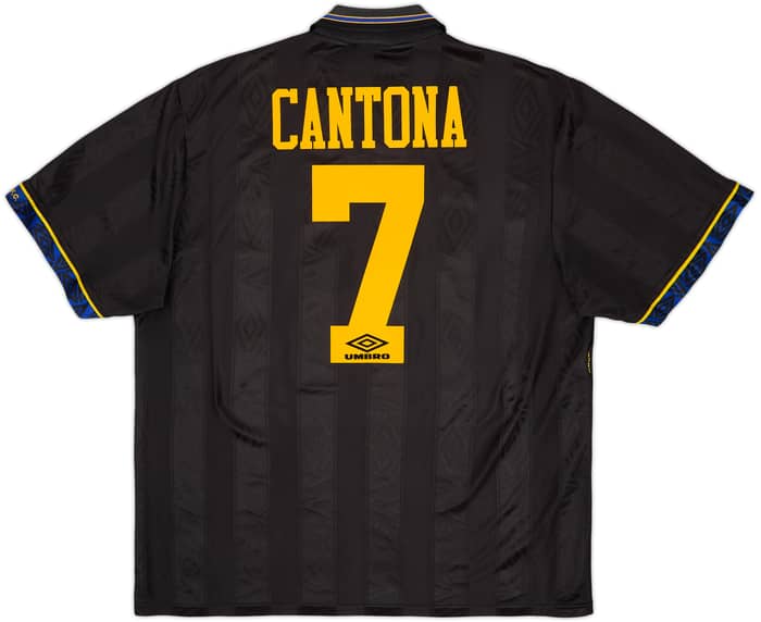 1993-95 Manchester United Away Shirt Cantona #7 - 7/10 - (XXL)