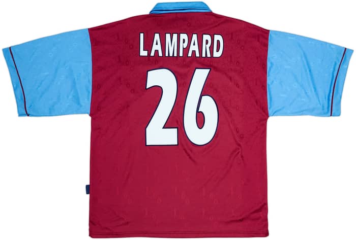 1995-97 West Ham Centenary Home Shirt Lampard #26 - 8/10 - (L)