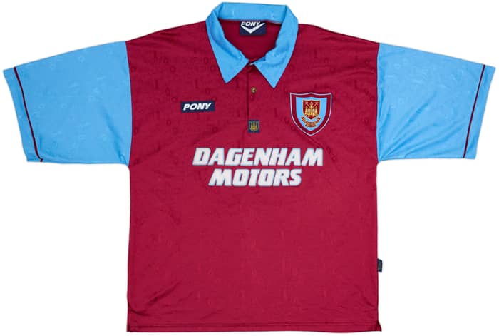 1995-97 West Ham Centenary Home Shirt Lampard #26 - 8/10 - (L)