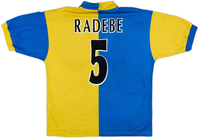 1997-99 Leeds United Away Shirt Radebe #5 - 5/10 - (L)
