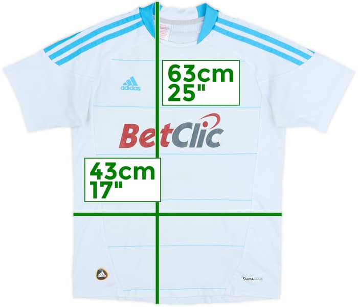 2010-11 Olympique Marseille Home Shirt - 5/10 - (M.Boys)