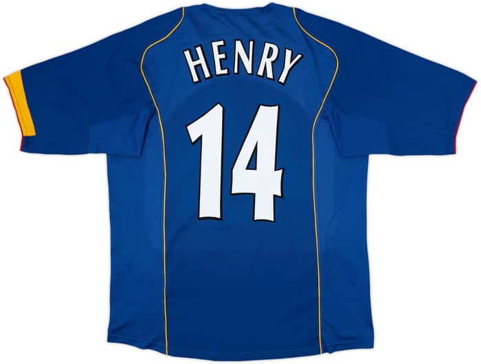 2004-06 Arsenal Away Shirt Henry #14 - 8/10 - (L)