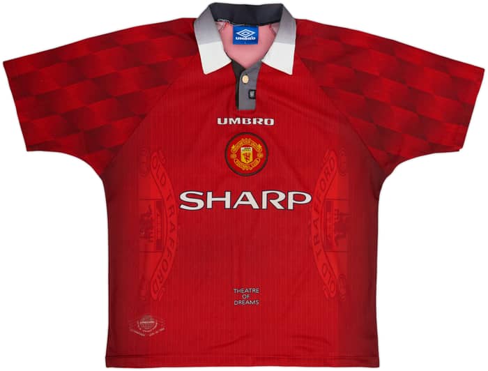 1996-98 Manchester United Home Shirt - 5/10 - (L)