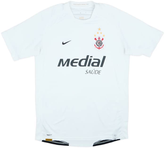 Camiseta de local de pretemporada del Corinthians 2008 - 6/10 - (L)