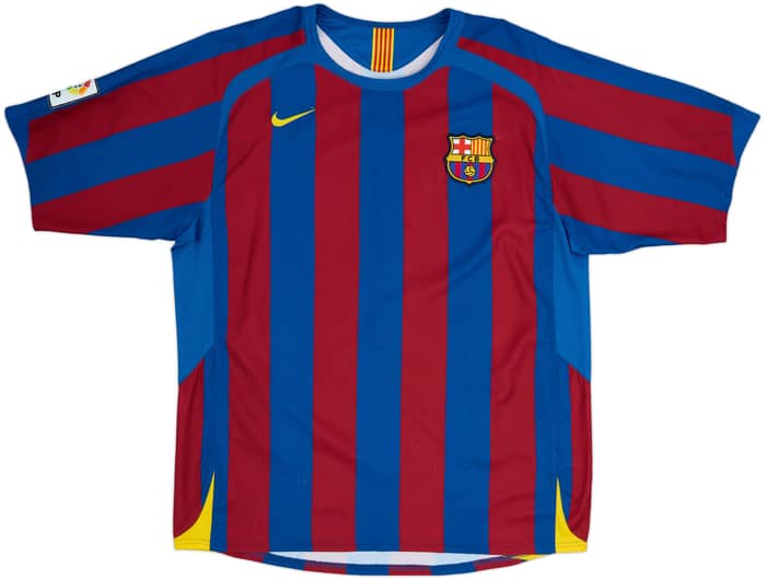 2005-06 Barcelona Home Shirt Messi #30 - 8/10 - (L)