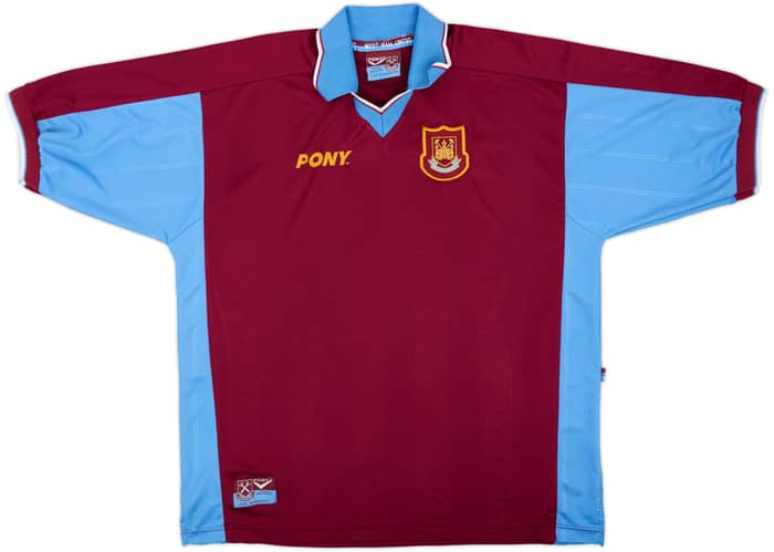 1997-98 West Ham Home Shirt - 5/10 - (XL)