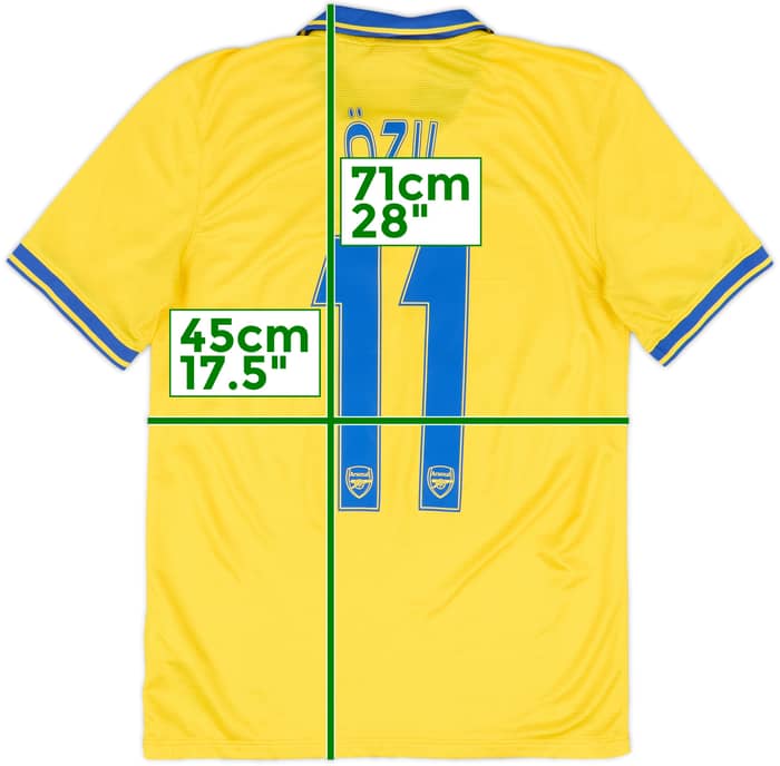 2013-14 Arsenal Camiseta Visitante Ozil #11 - 8/10 - (S)