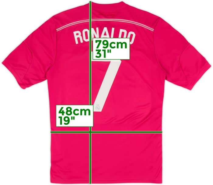 Camiseta de visitante del Real Madrid 2014-15 Ronaldo #7 - 8/10 - (M)