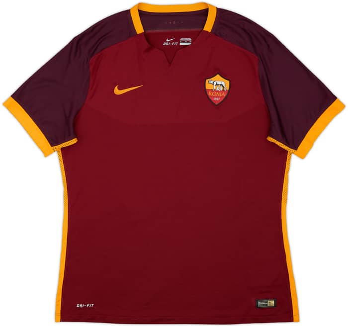 2015-16 Roma Authentic Home Shirt El Shaarawy #22 - 6/10 - (XL)