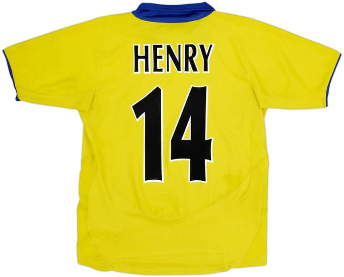 2003-05 Arsenal Away Shirt Henry #14 - 6/10 - (XL.Boys)