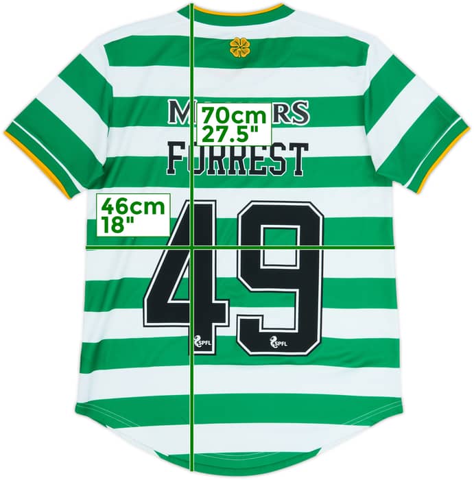 2020-21 Celtic Home Shirt Forrest #49 - 9/10 - (Women's S)