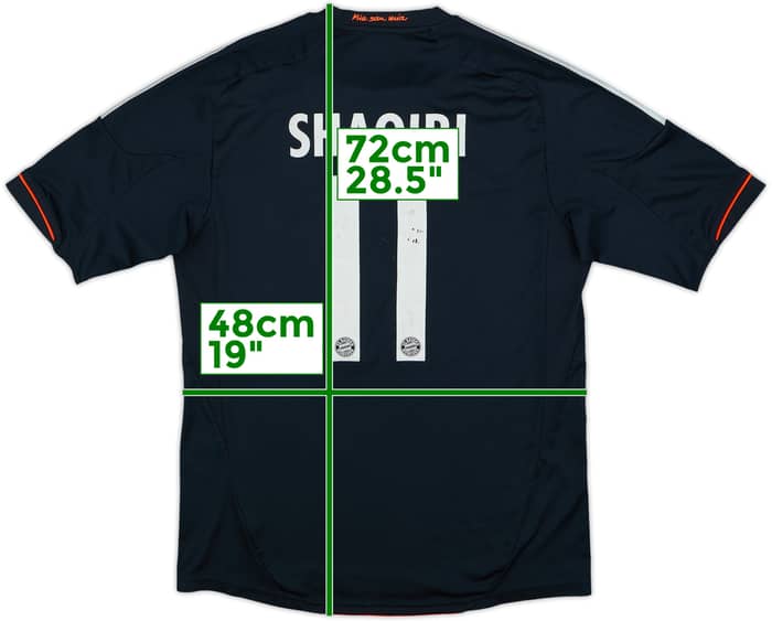 2012-13 Bayern Munich Third Shirt Shaqiri #11 - 6/10 - (M)