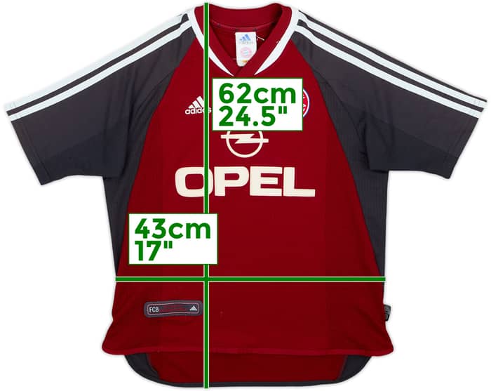 2001-02 Bayern Munich Home Shirt - 6/10 - (L.Boys)
