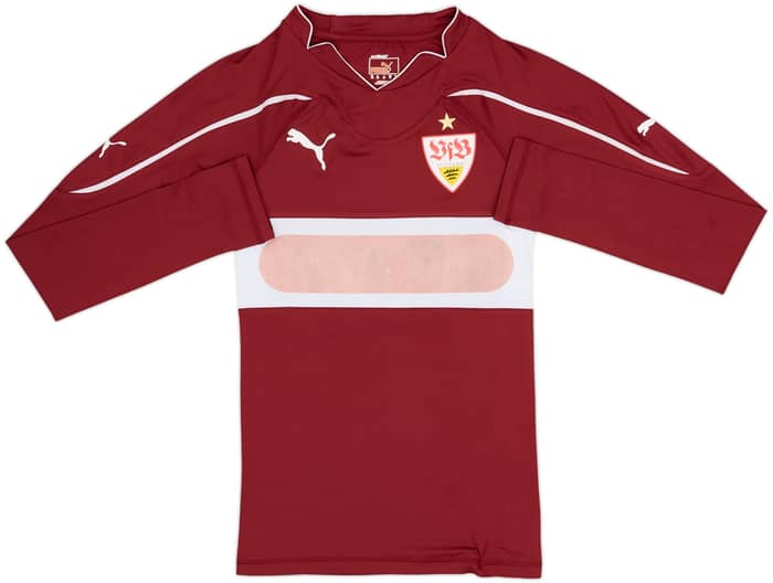 Camiseta de visitante de manga larga versión jugador del Stuttgart 2010-11 - 4/10 - (XS)